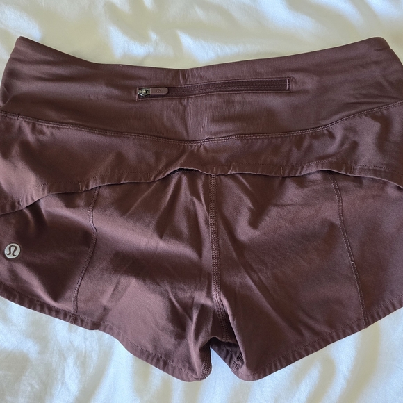 Brown-Speed Up Low-Rise Lined Short 2.5" - Picture 2 of 5